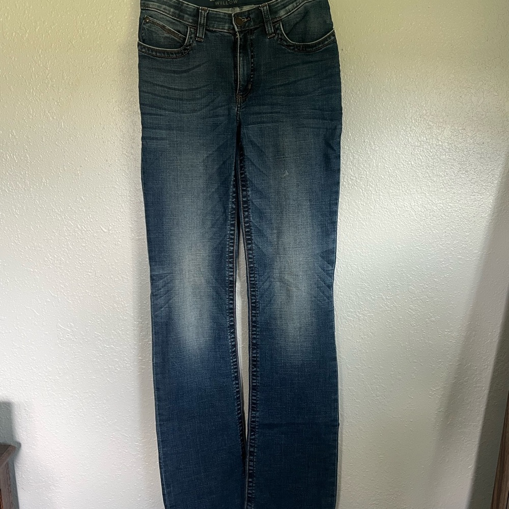 Wrangler Blue Straight Jeans Vintage-Inspired